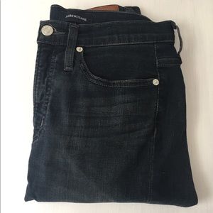 Size 27 J.Crew 9 in rise denim in Grey Lake wash